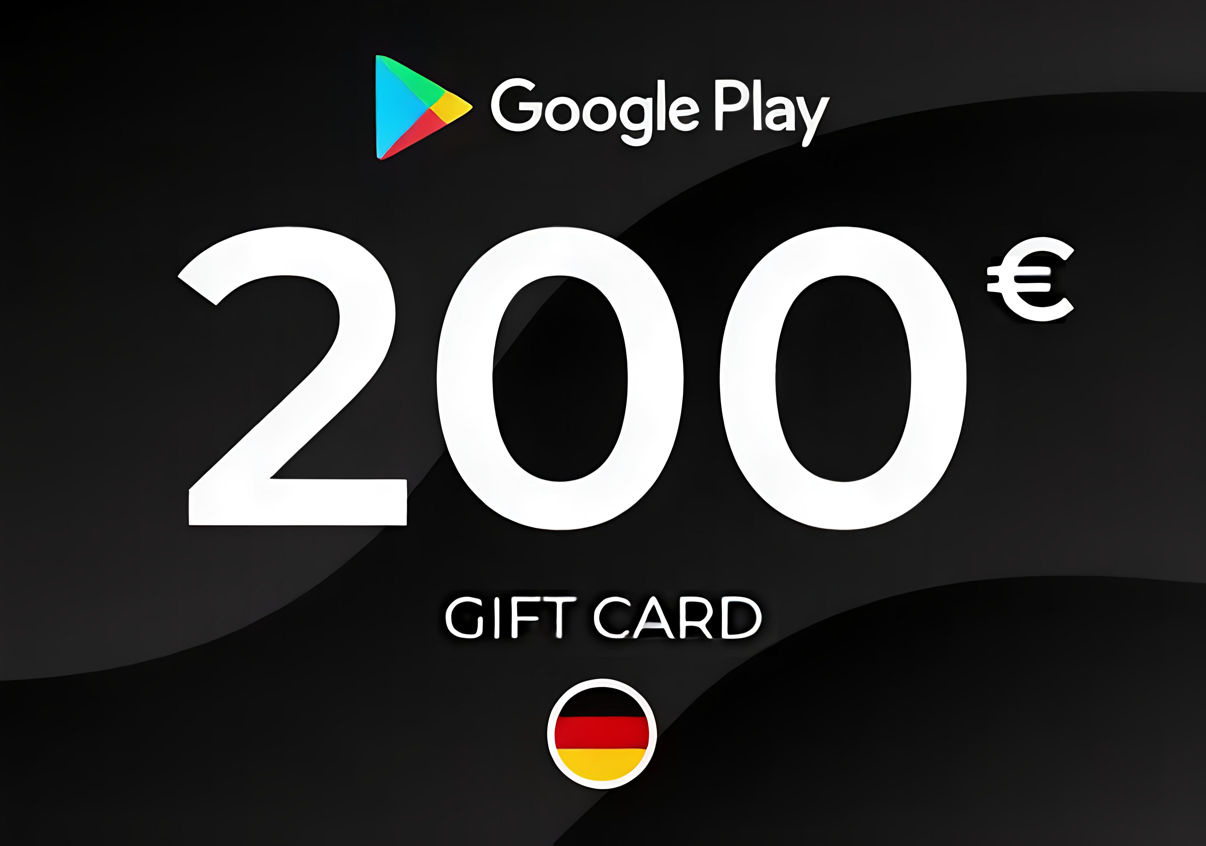 Google Play 200€ DE