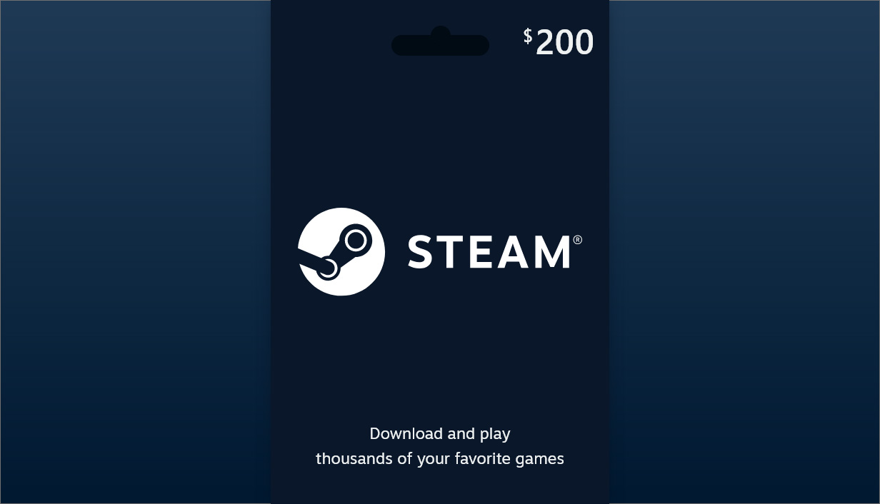 Steam 200$ USA